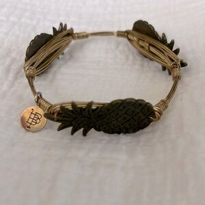 Gold Pineapple Bourbon and Bowtie Bangle